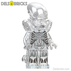 Alien Xenomorph transparent Lego Minifigures custom Toys (ONLINE ORDER ONLY)