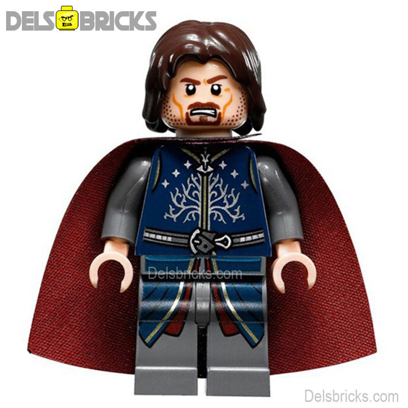 King Aragorn Lord of The Rings Lego Minifigures Custom Toys (ONLINE ORDER ONLY)