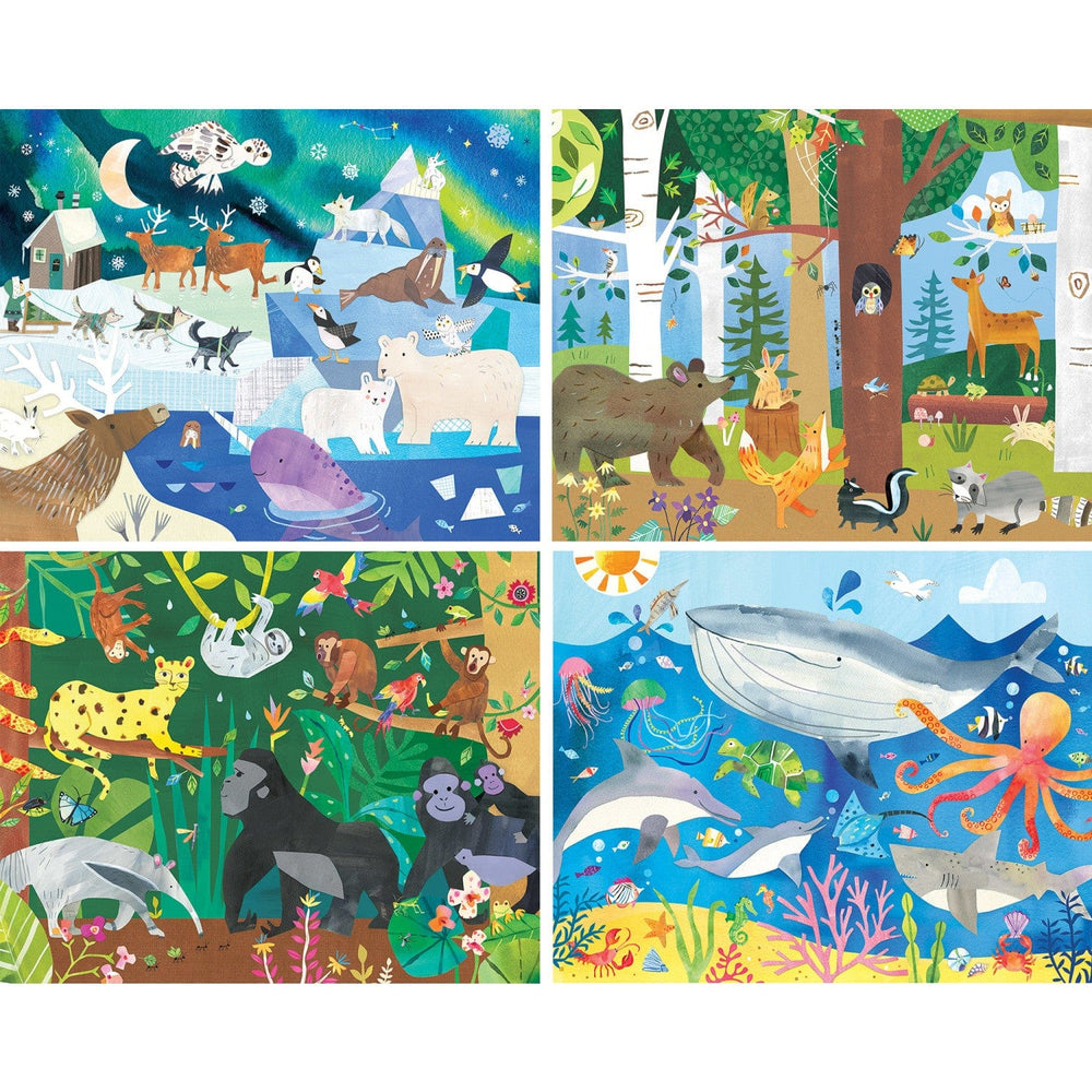 Hello, World! 100 Piece Jigsaw Puzzles 4-Pack (ONLINE ORDER ONLY)