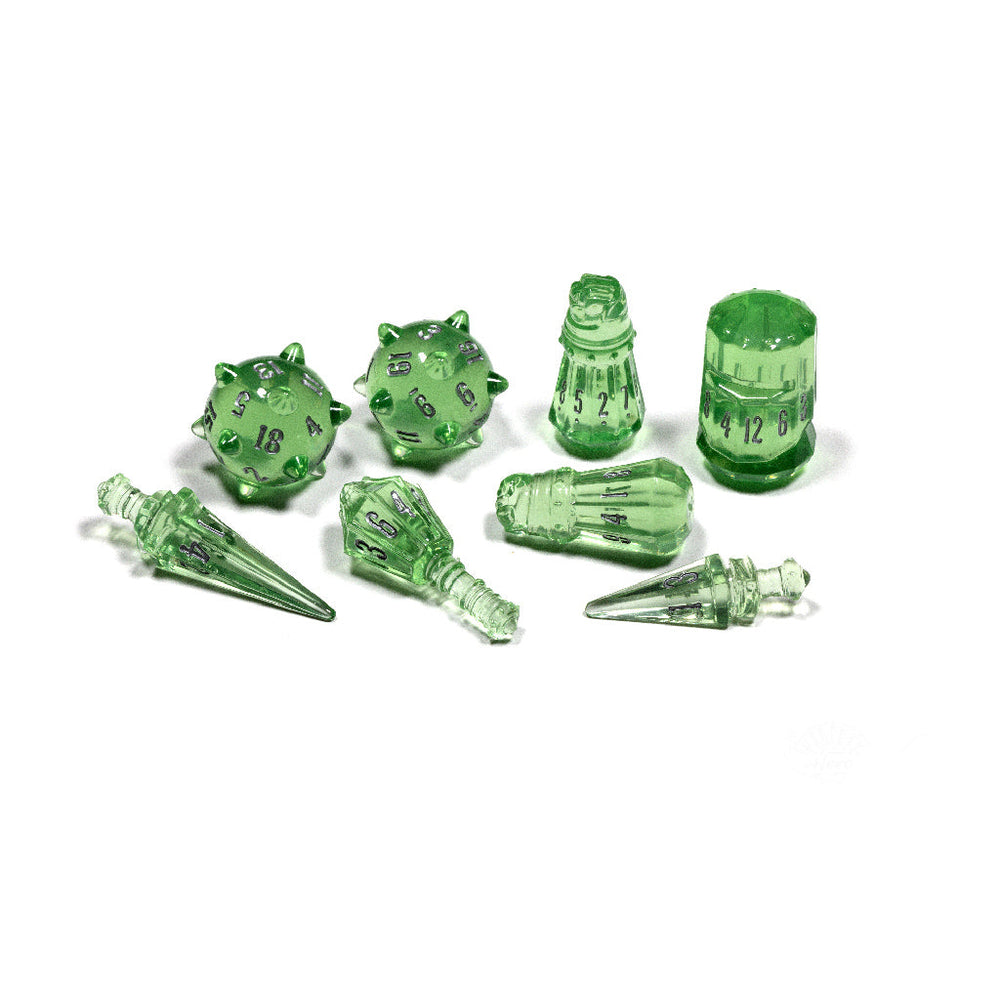 PolyHero Warrior 8 Dice Set - Wraith Knight (ONLINE ORDER ONLY)