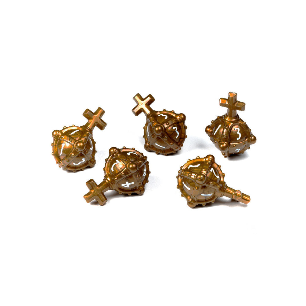 PolyHero 5d4 Cleric Hallowed Hand Grenades - Merciful Gold (ONLINE ORDER ONLY)