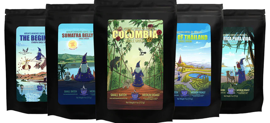 Merlin's Single Origin Sample Pack (ONLINE ORDER ONLY)