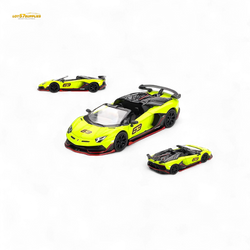 Mini-GT Lamborghini Aventador SVJ 63 Roadster Verde Shock #887 1:64 (ONLINE ORDER ONLY)