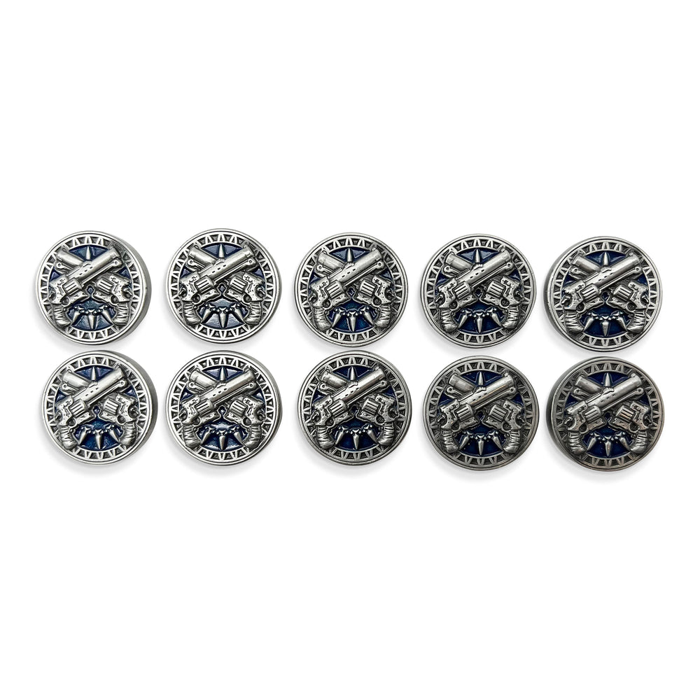 Class Coins - Gunslinger Metal Coins Set of 10 (ONLINE ORDER ONLY)