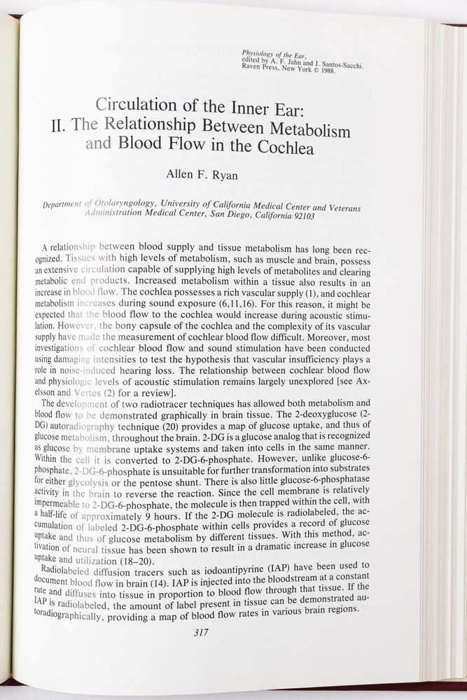 Physiology of the Ear (ONLINE ORDER ONLY)