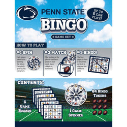 Penn State Nittany Lions NCAA Bingo Game (ONLINE ORDER ONLY)