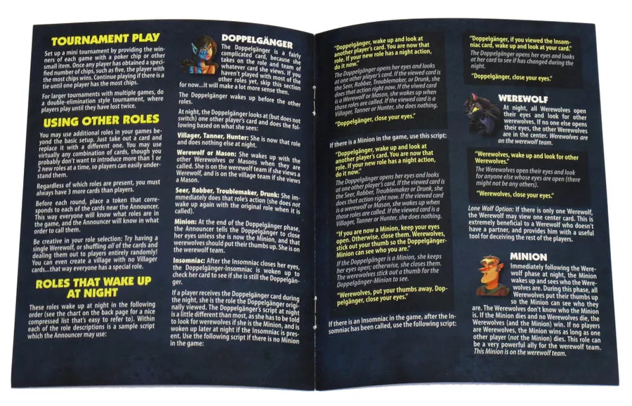 One Night Ultimate Werewolf - Board Game (Online Order Only)