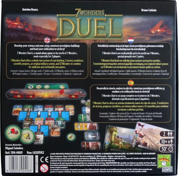 7 Wonders - Duel - Board Game (Online Order Only)