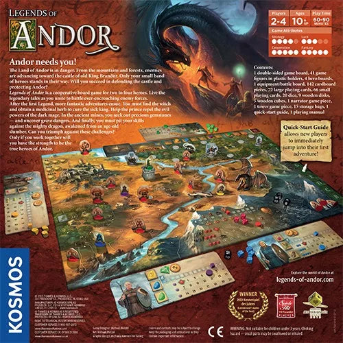 Legends of Andor - Board Game (Online Order Only)