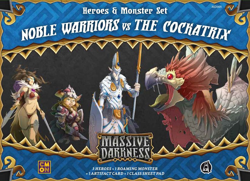 Massive Darkness: Noble Warriors vs The Cockatrix (ONLINE ORDER ONLY)
