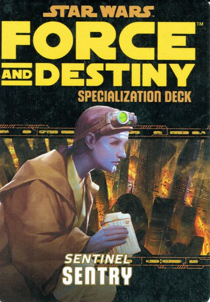 Star Wars: Force and Destiny: Sentry Specialization Deck (ONLINE ORDER ONLY)