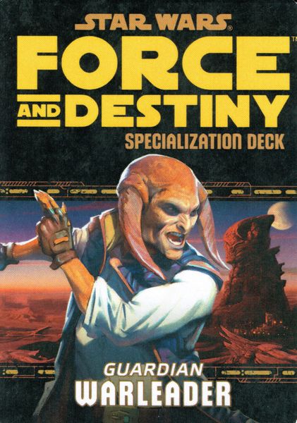 Star Wars: Force and Destiny: Warleader Specialization Deck (ONLINE ORDER ONLY)