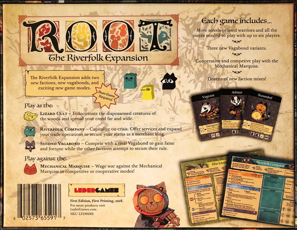 Root - The Riverfolk Expansion - Board Game (Online Order Only)