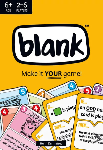 Blank - Card Game (Online Order Only)
