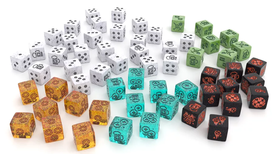 Dice Miner - A Dice Drafting Game (Online Order Only)