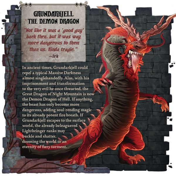 Massive Darkness 2: Demon Dragon Enemy & Campaign Box (ONLINE ORDER ONLY)