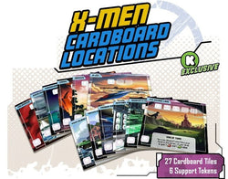 Marvel United: X-Men Kickstarter Exclusive Cardboard Locations