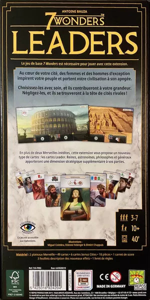 7 Wonders (Second Edition): Leaders - Board Game (Online Order Only)