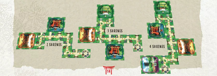One Hundred Torii: Diverging Paths - Board Game (Online Order Only)