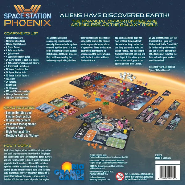 Space Station Phoenix - Board Game (Online Order Only)