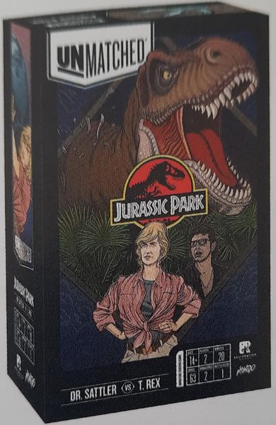 Unmatched: Jurassic Park - Dr. Sattler vs T-Rex (ONLINE ORDER ONLY)