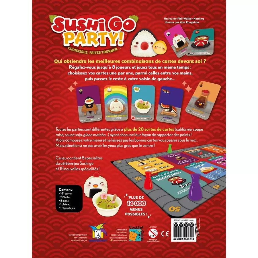 Sushi Go Party! - Card Game (Online Order Only)