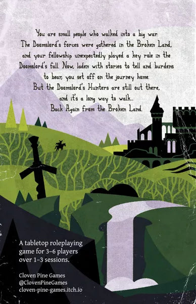 Back Again from the Broken Land - Roleplaying Game (Online Order Only)