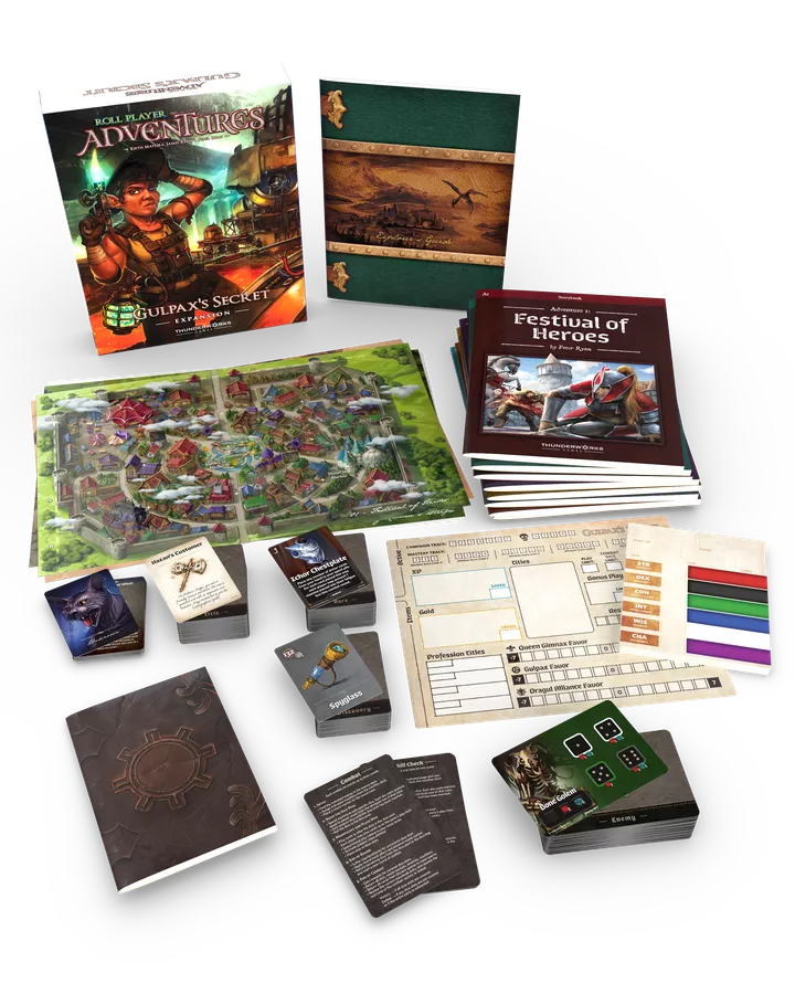 Roll Player Adventures: Gulpax's Secret Expansion - Board Game (Online Order Only)