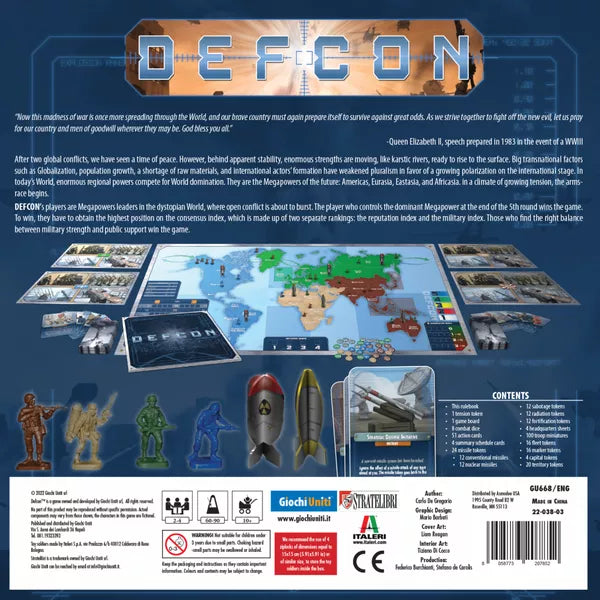 Defcon - Board Game (Online Order Only)