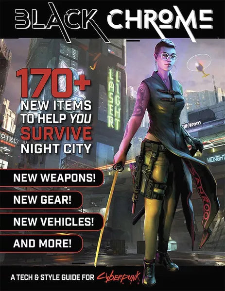 Cyberpunk Red: Black Chrome - Roleplaying Game (Online Order Only)