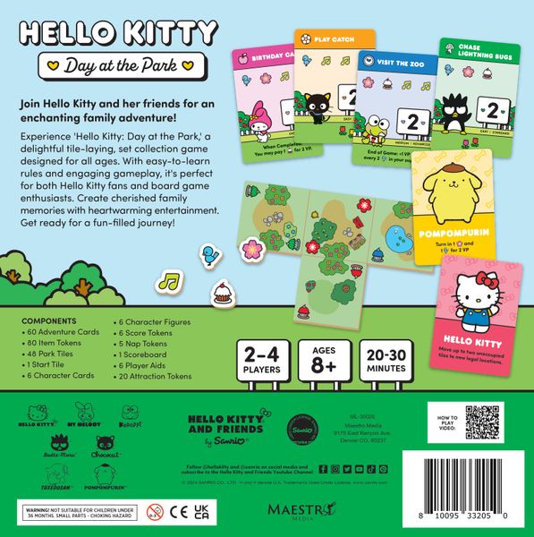 Hello Kitty: Day At The Park (ONLINE ORDER ONLY)