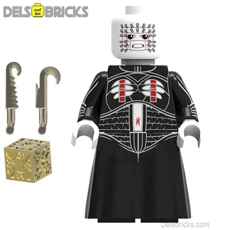 Pinhead Cenobite from Hellraiser Lego Minifigures Custom Horror Toys 2 (ONLINE ORDER ONLY)