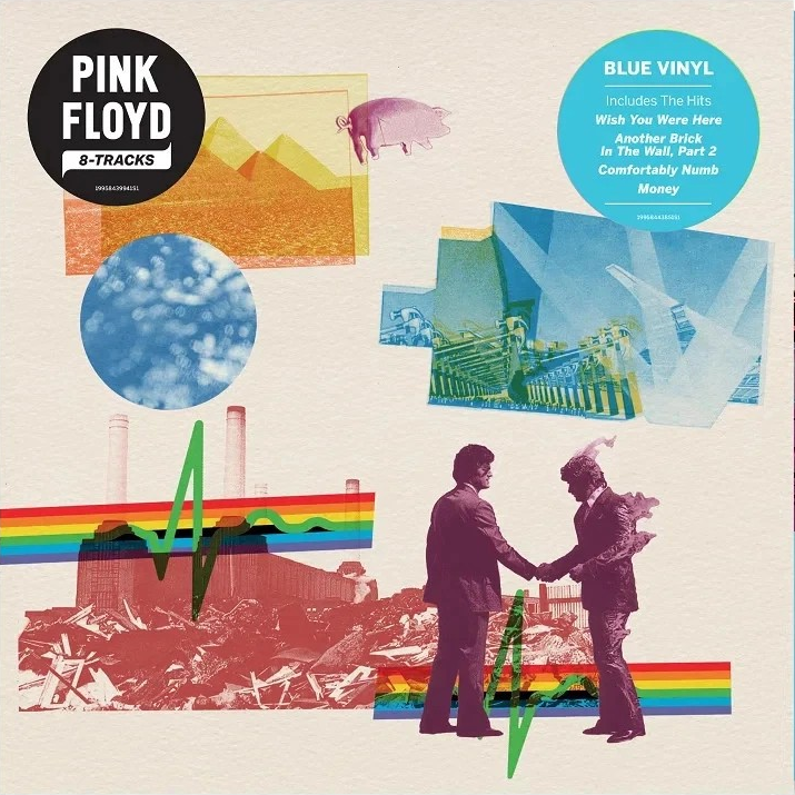 Pink Floyd - 8-Tracks (Limited Edition, 180 Gram Blue Colored Vinyl) [Import] [Vinyl] (ONLINE ORDER ONLY)