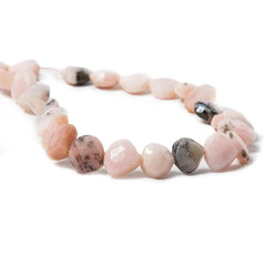 Pink Peruvian Opal Beads Straight Drill Heart (ONLINE ORDER ONLY)