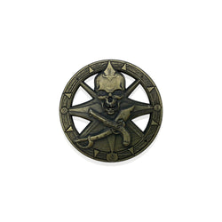 Pirate Compass Rose 50mm Metal (ONLINE ORDER ONLY)