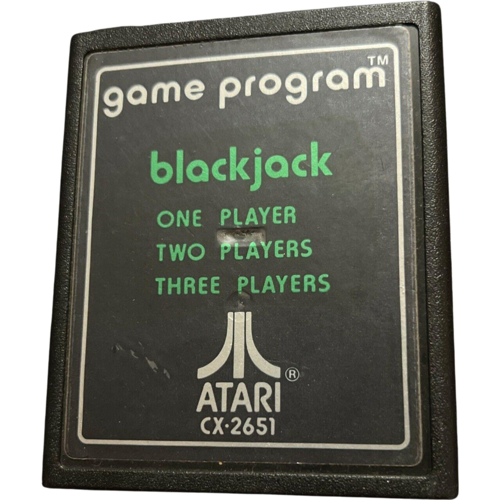 Blackjack [Text Label] - Atari 2600 (Online Order Only)