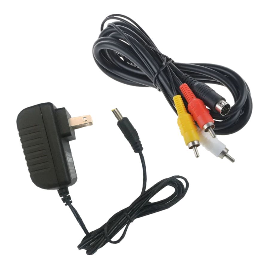 A/V & Power Cord Bundle For Sega Genesis 2 (Online Order Only)