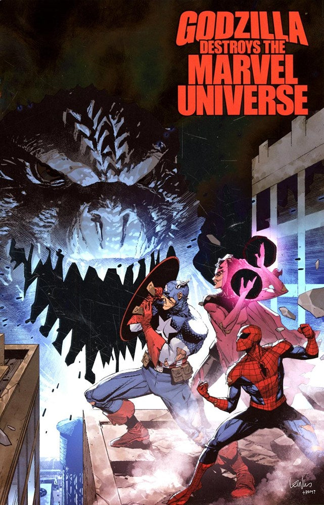Godzilla Destroys The Marvel Universe (2025) #1B (ONLINE ORDER ONLY)