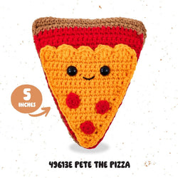 Pete the Pizza Amigurumi Crochet Kit – Cute & Beginner-Friendly (ONLINE ORDER ONLY)