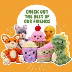 Pete the Pizza Amigurumi Crochet Kit – Cute & Beginner-Friendly (ONLINE ORDER ONLY)