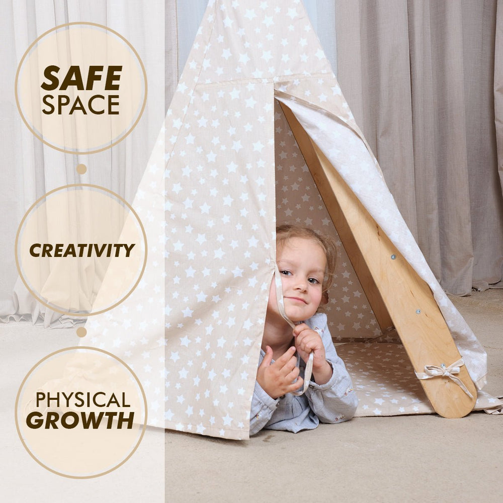 Play Tent Cover with Mat for Climbing Triangle Ladder (ONLINE ORDER ONLY)
