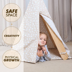 Play Tent Cover with Mat for Climbing Triangle Ladder (ONLINE ORDER ONLY)