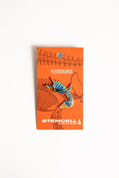 Plesiosaurus Enamel Pin (Plesiosaurus dolichodeirus) (ONLINE ORDER ONLY)