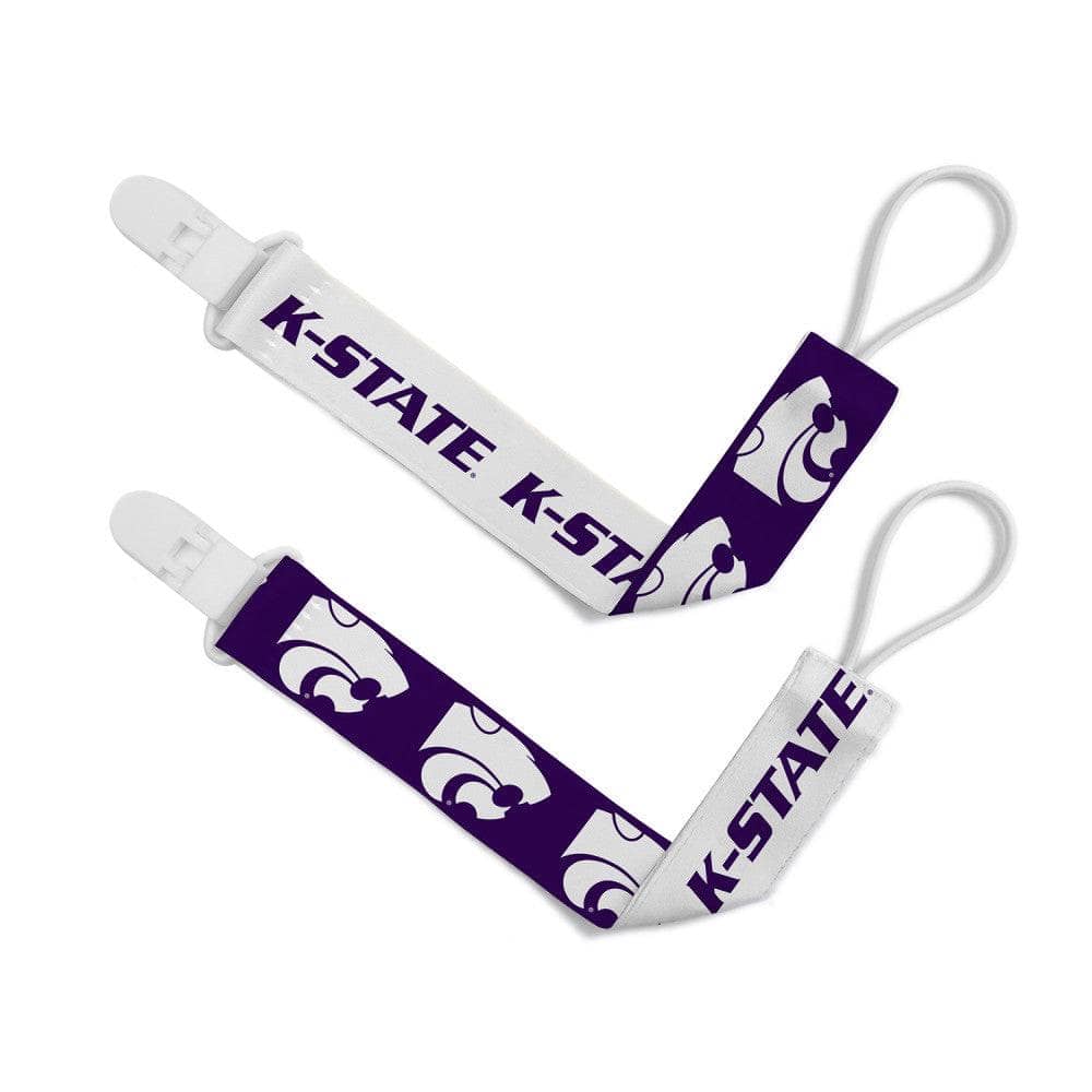 Kansas State Wildcats - Pacifier Clip 2-Pack (ONLINE ORDER ONLY)