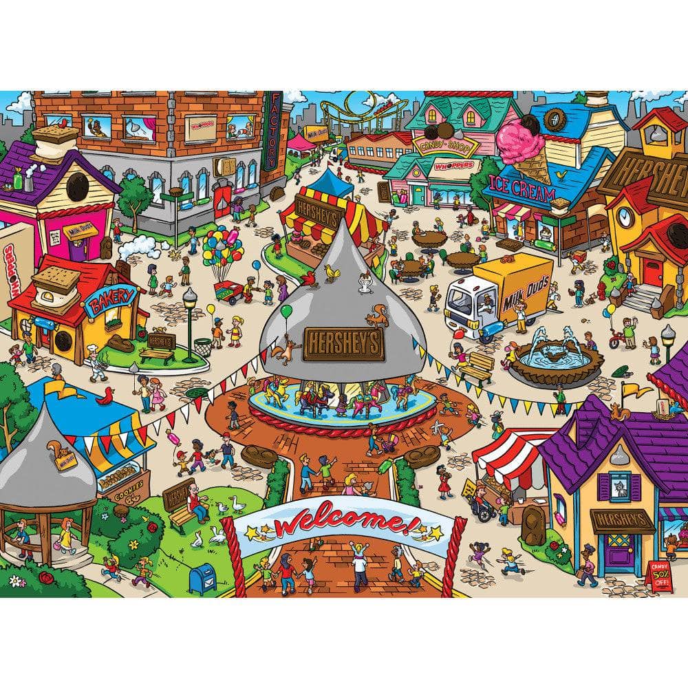 101 Things to Spot in Hersheyville - 101 Piece Jigsaw Puzzle (ONLINE ORDER ONLY)