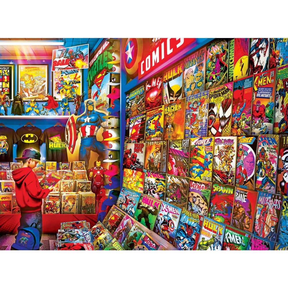 Pop Culture - 500 Piece Jigsaw Puzzles 4 Pack (ONLINE ORDER ONLY)