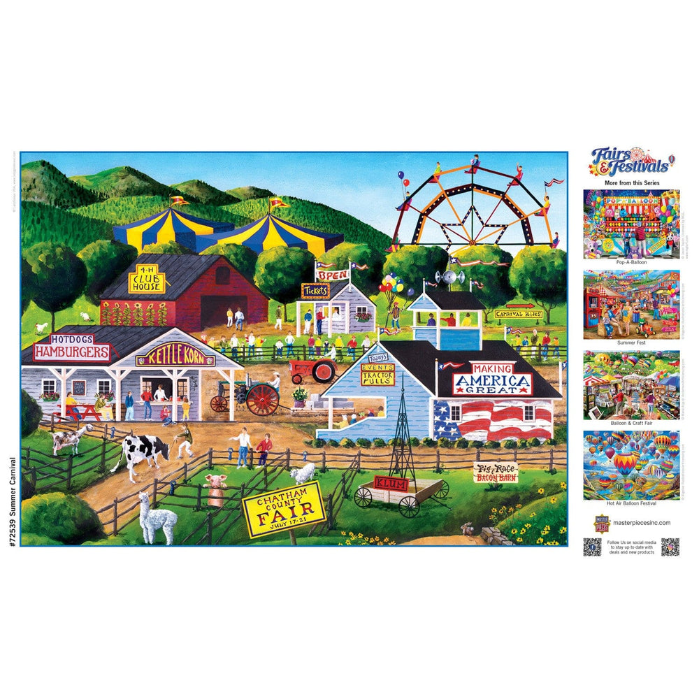 Fairs & Festivals - Summer Carnival 1000 Piece Jigsaw Puzzle (ONLINE ORDER ONLY)