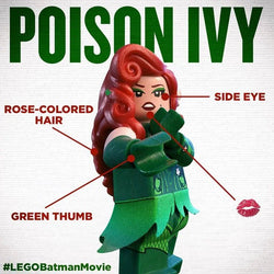 Poison Ivy from Batman lego Minifigures Custom Toys (ONLINE ORDER ONLY)