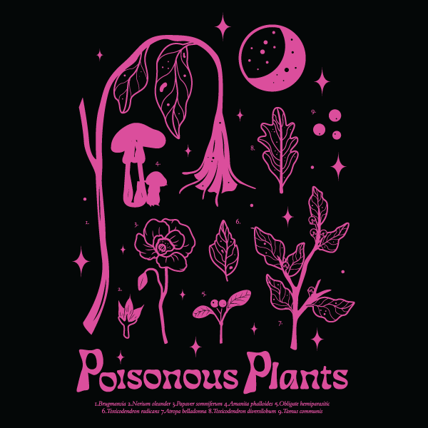 Poisonous Plants' Shirt (ONLINE ORDER ONLY)