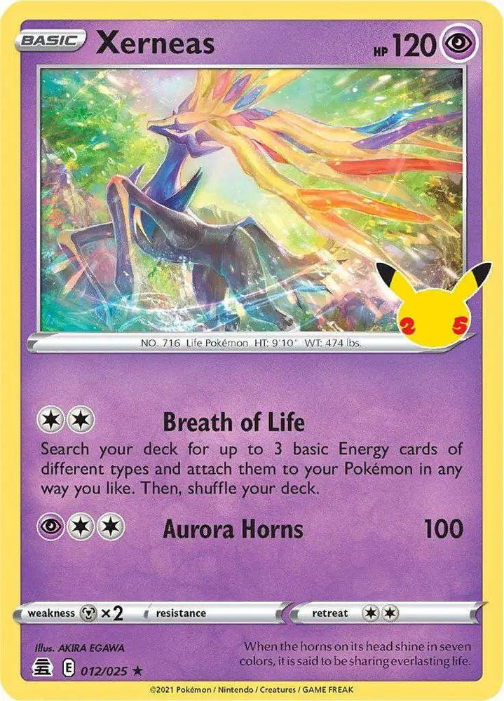 Xerneas (012/025) [Celebrations: 25th Anniversary] (Online Only)